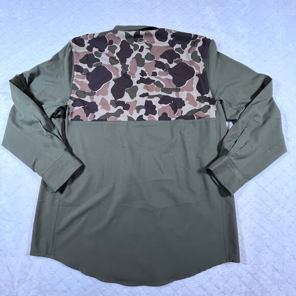 Magellan Outdoors Men's Lightweight Ripstop Button Down Long Sleeve Shirt Sz Md - Picture 5 of 6